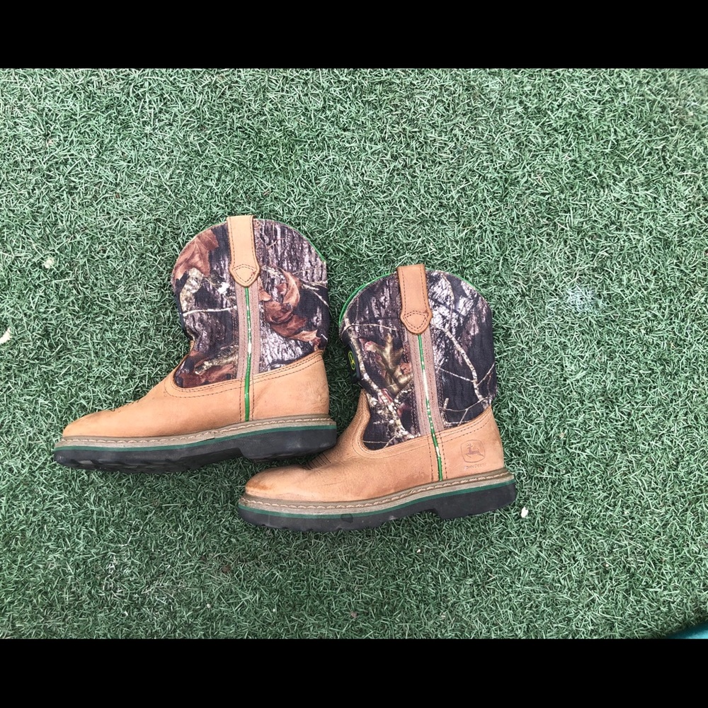 John Deere boys boots
